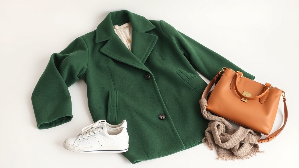 akcesoria do zielonego płaszcza