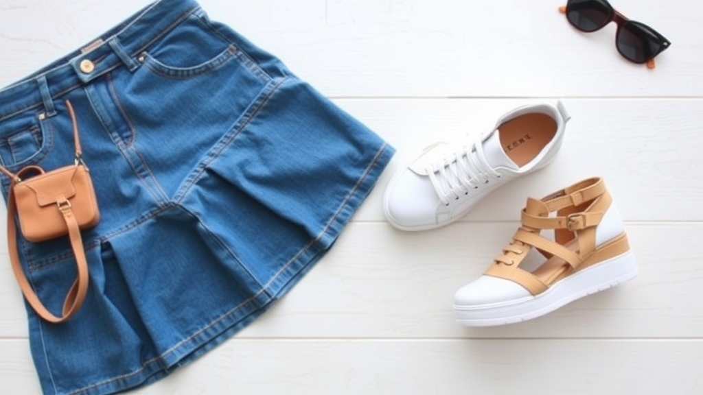 Uzupełnij swój dżinsowy spódnicę dodatkami