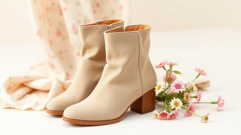 botki do kostek uzupełniają kwieciste sukienki