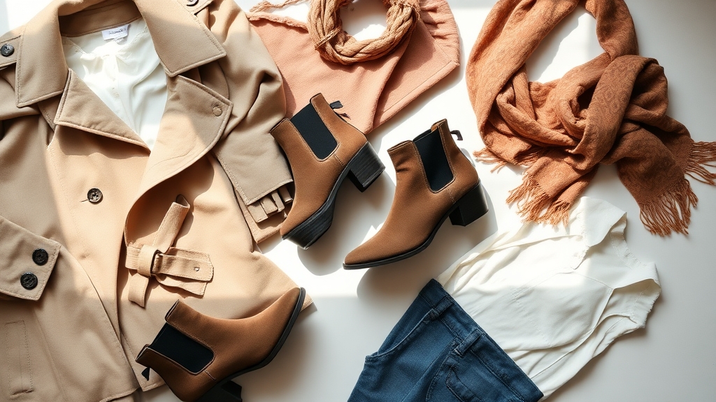 botki na kostkę uzupełniają płaszcze trench