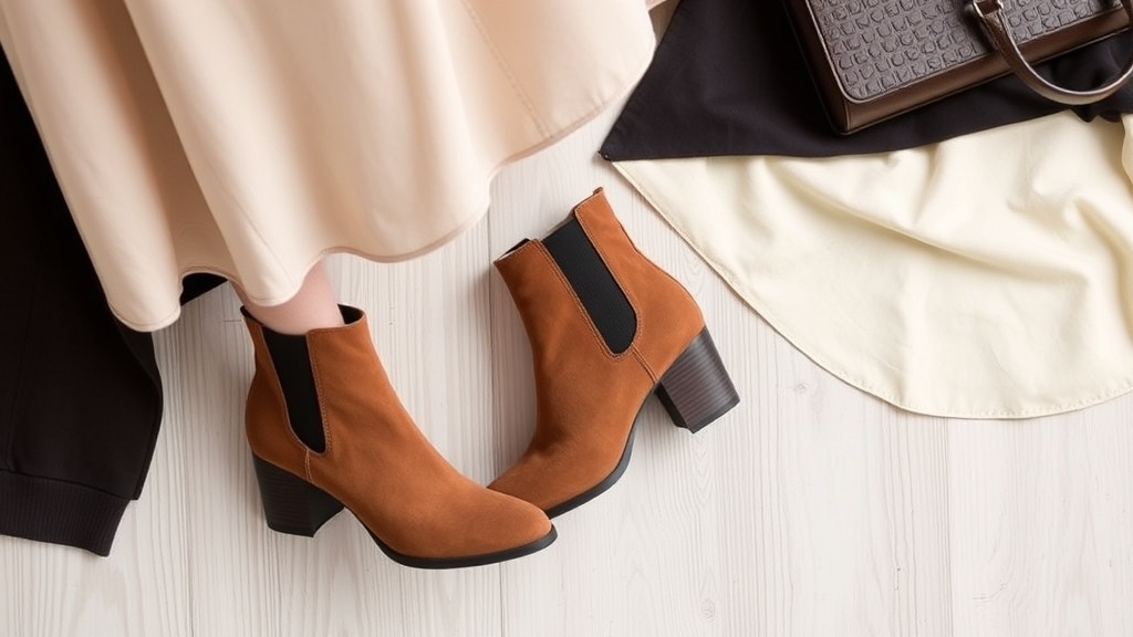 botki za kostkę do spódnic midi