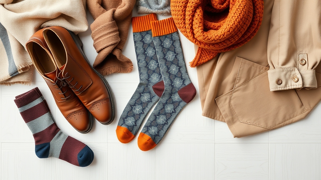 kombinacje skarpet i butów na jesień