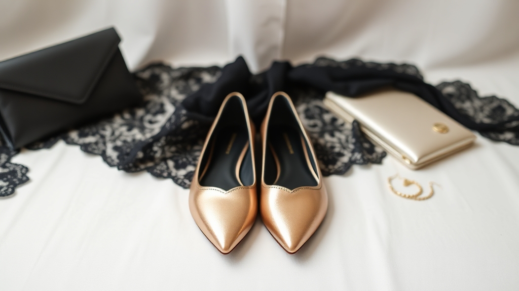 ballet flaty z koronką