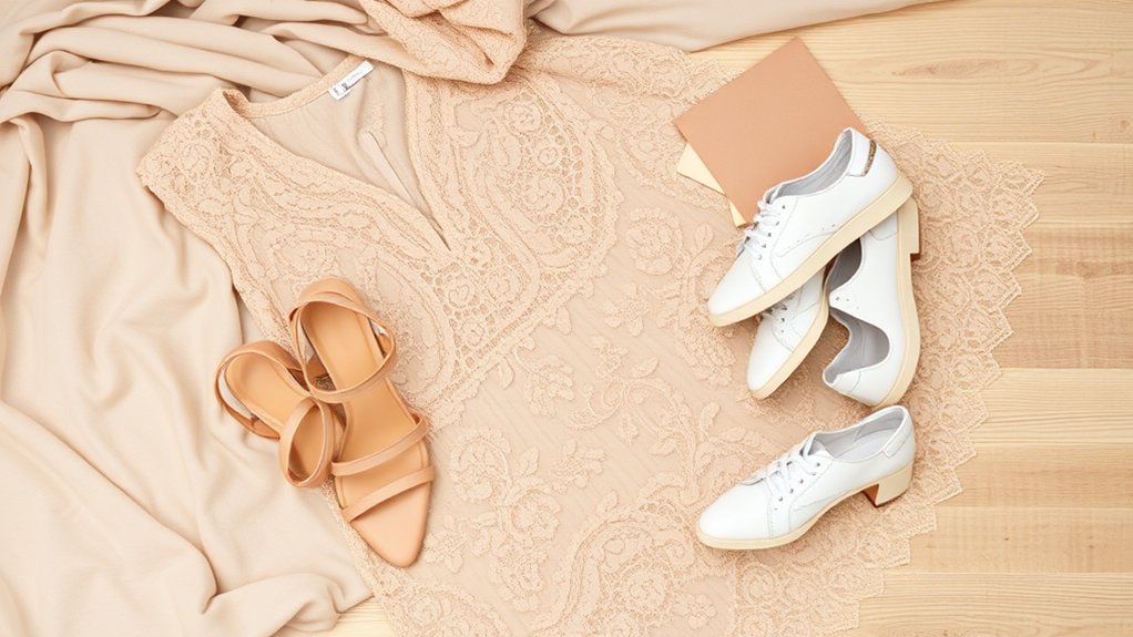 Jakie buty nosić z beżową sukienką koronkową? Trendowe sugestie dla Ciebie