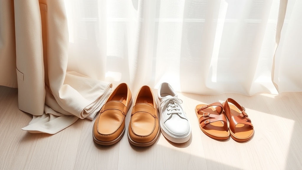 najlepsze buty do lnianych spodni