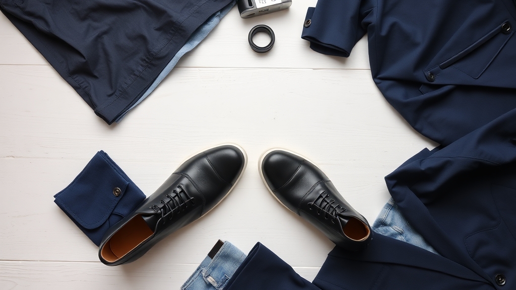 czarne buty do granatowego garnituru