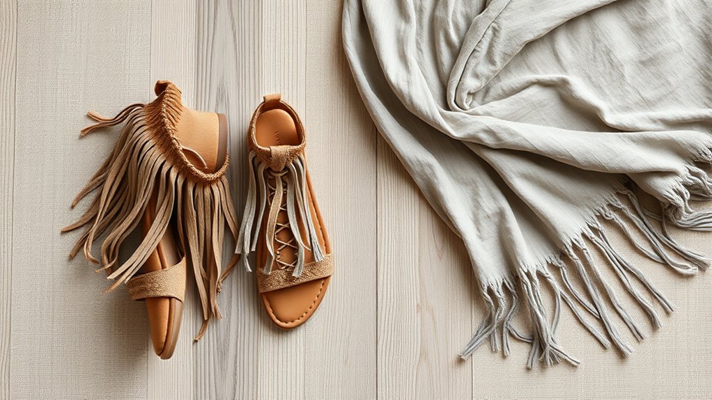 inspiracja doświadczalnych butów boho