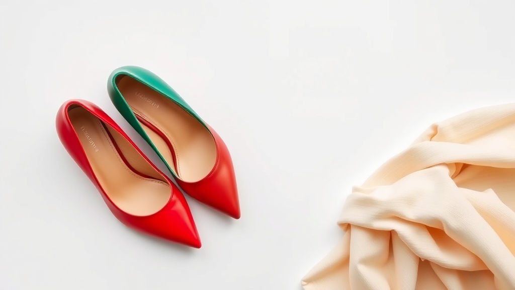 odważne kolorowe buty oświadczenie