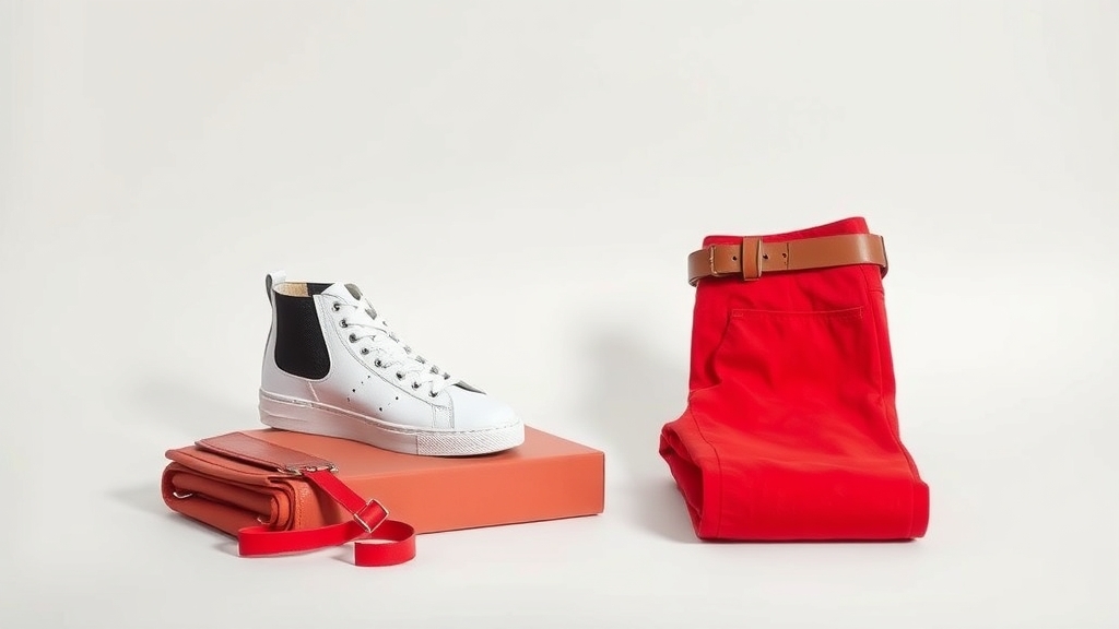 styling czerwonych spodni w odważnym kolorze