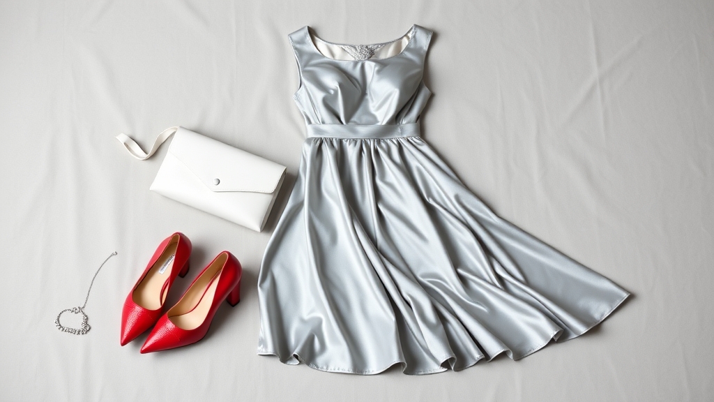 odważne buty do srebrnych sukienek