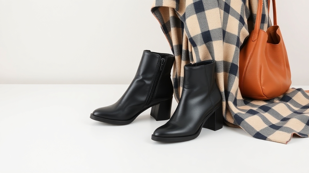 buty i w kratkę sukienki