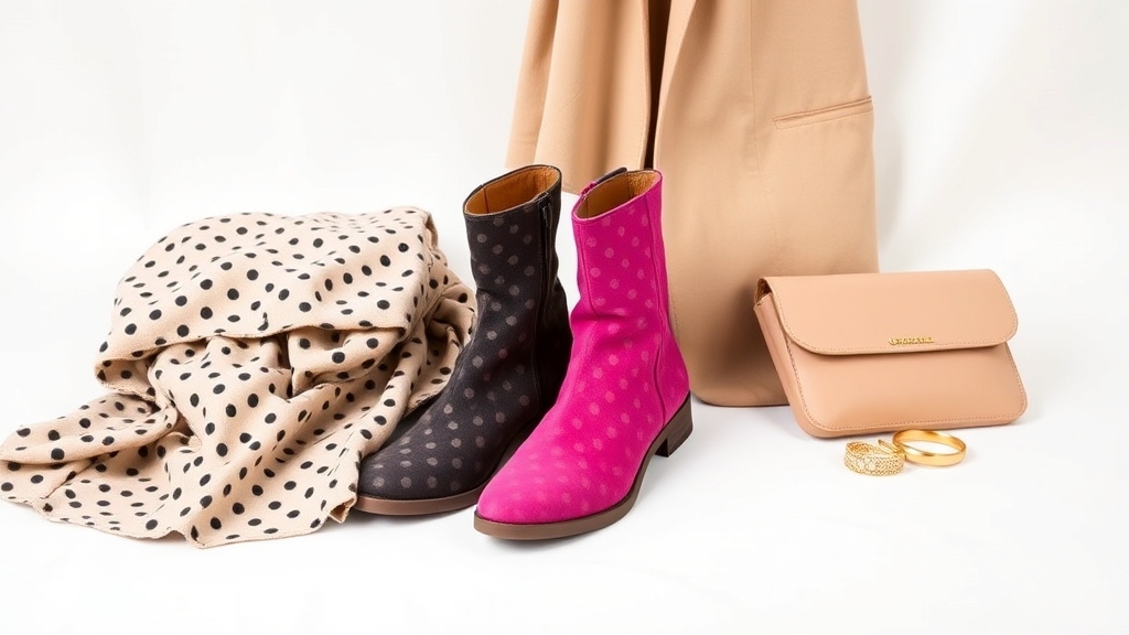 buty uzupełniają sukienki w kropki