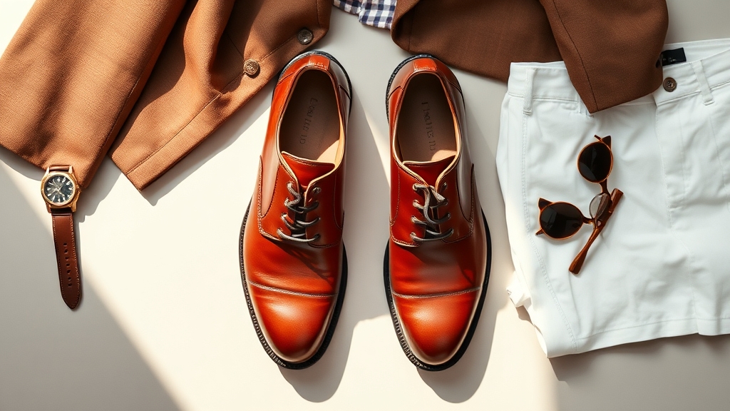 brązowa kurtka stylizacje formalne obuwie