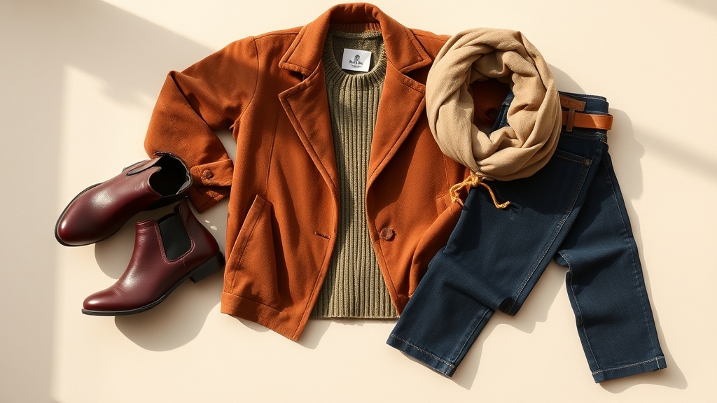 brązowa kurtka opcje butów