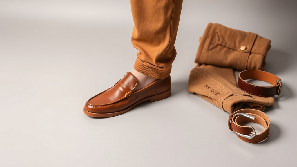 brązowe buty pasują do brązowych spodni