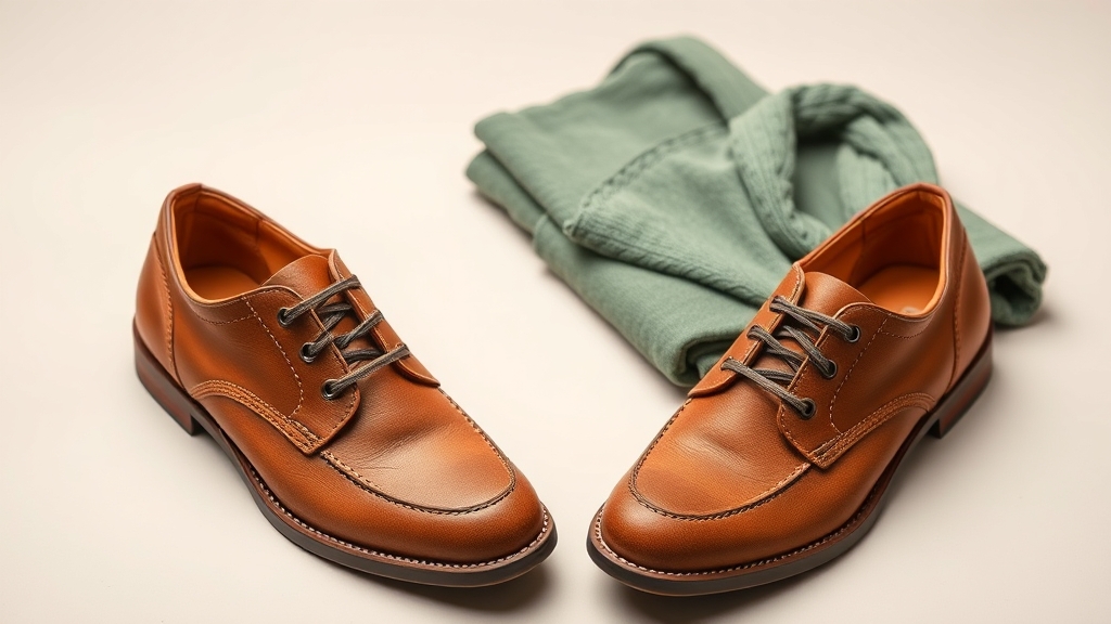 brązowe buty pasują do zielonej kurtki