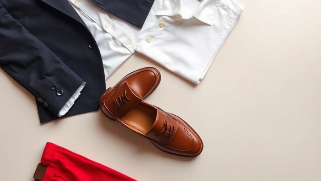 brązowe buty podnoszą czerwone spodnie