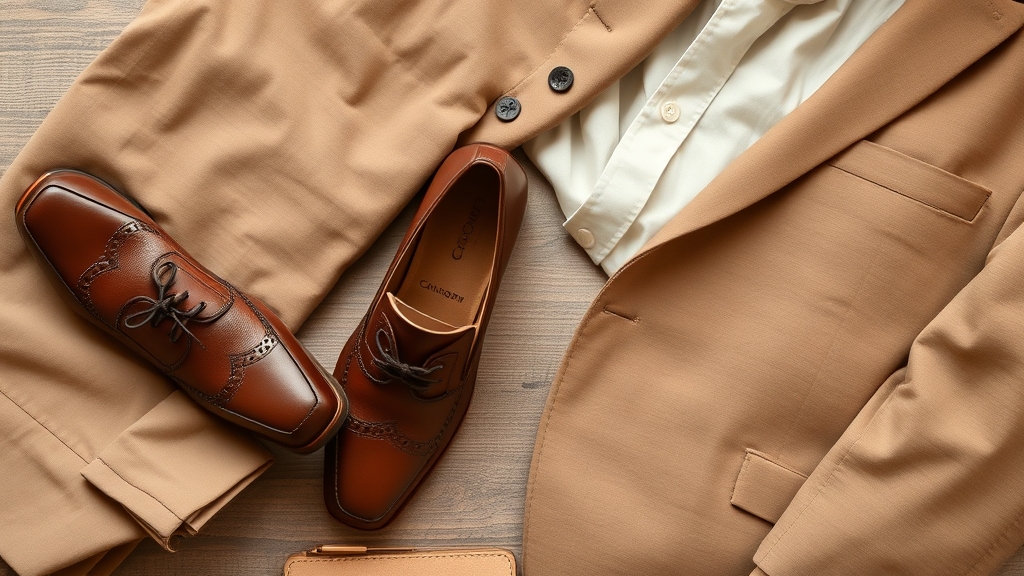 brązowe buty do chinosów