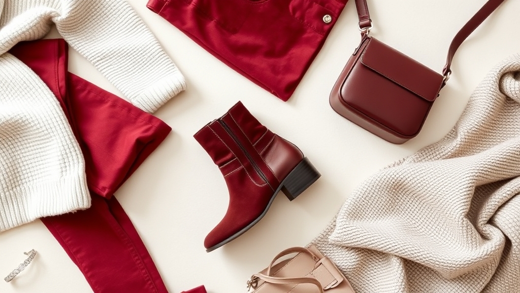 burgundowe spodnie style butów