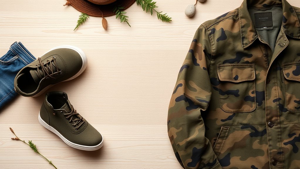 kurtka maskująca style obuwia