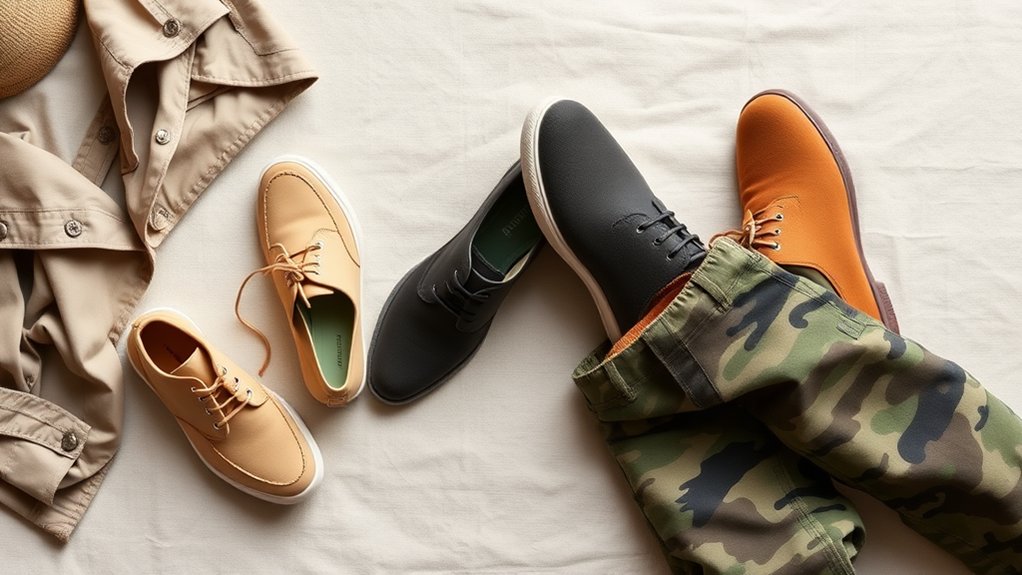 Jakie buty nosić z męskimi spodniami w kamuflażu? Sprawdź stylowe opcje!