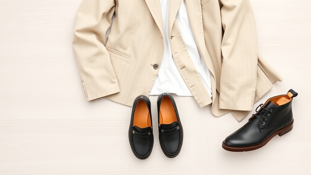 Opcje casualowych marynarek i butów