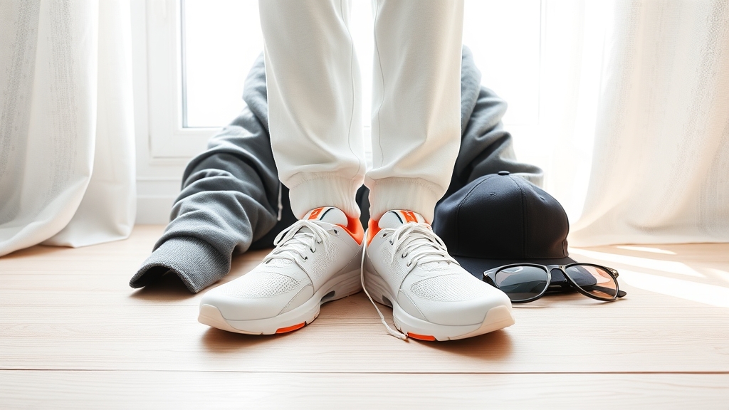 buty casualowe podkreślają dresy