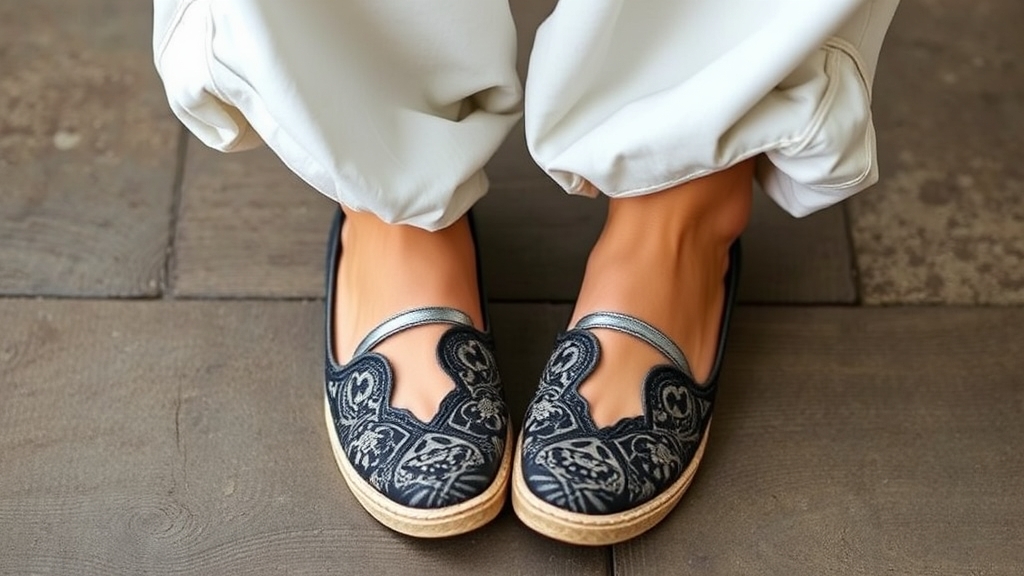 casualne buty do spodni haremowych