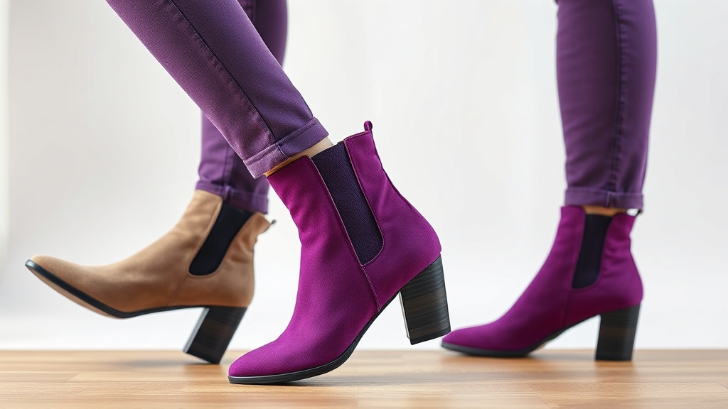 stylizacja z eleganckimi botkami za kostkę