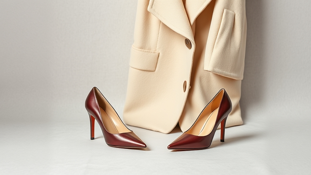 stylowe obcasy podnoszą płaszcze