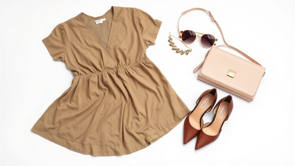 eleganckie obcasy podnoszą khaki sukienki