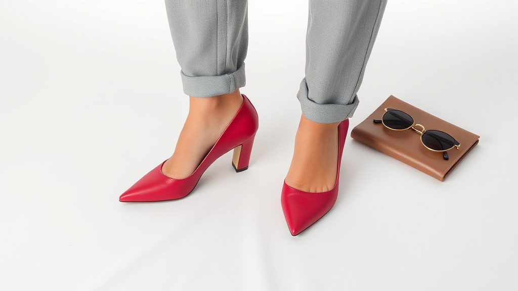 wybór obcasów do spodni