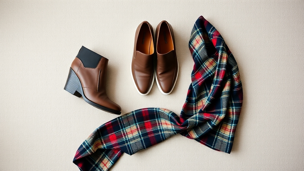 wybór stylowego obuwia w kratę