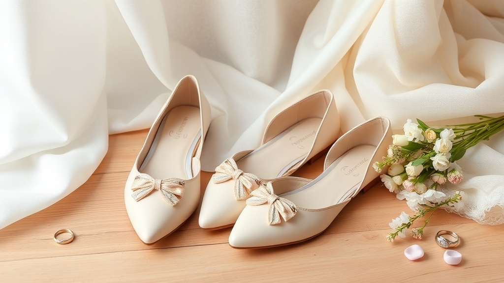 wybór płaskich butów na ślub