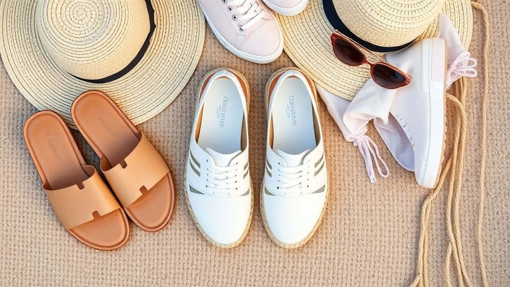 wygodny wybór obuwia plażowego