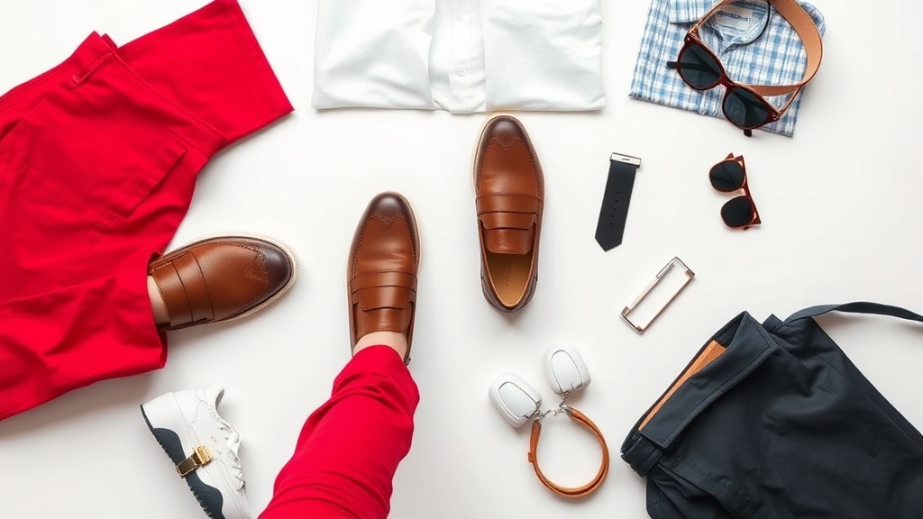 koordynowanie kolorów z czerwonym