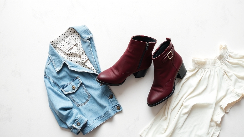 kurtka dżinsowa i buty