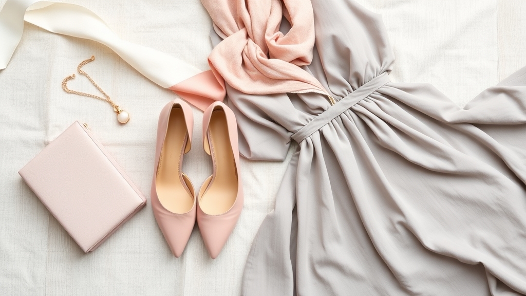 eleganckie akcesoria w różowo-szarym