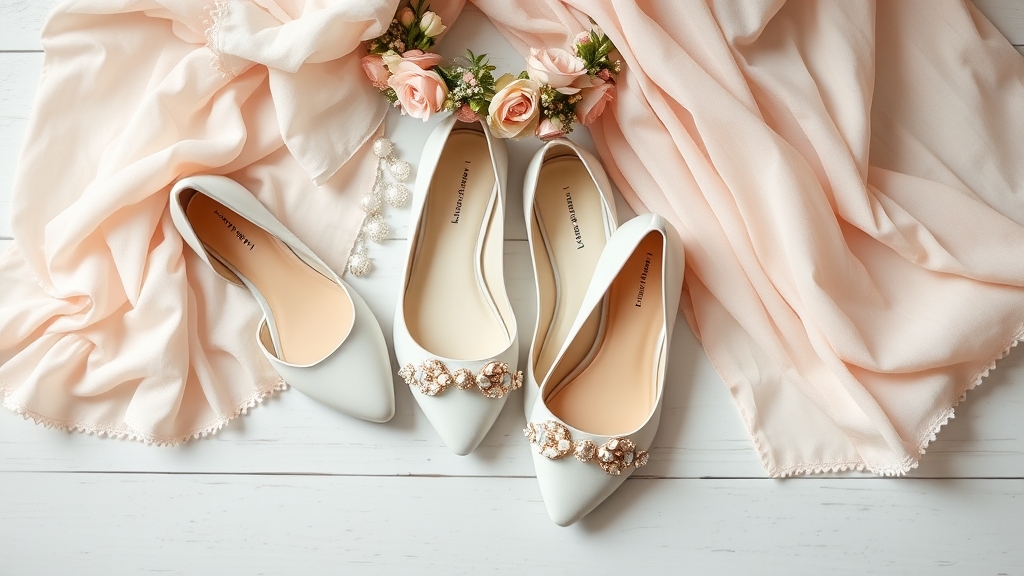 eleganckie płaskie buty ślubne