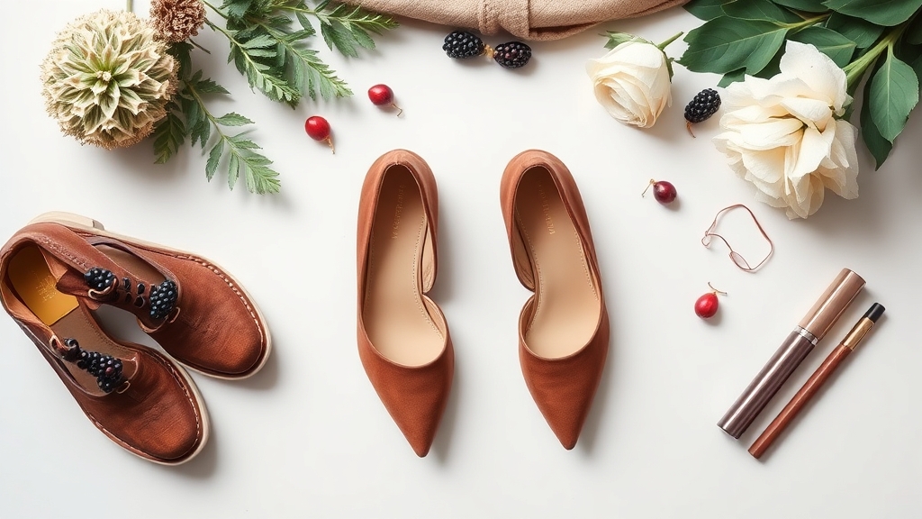 eleganckie obuwie do czerwonego kombinezonu