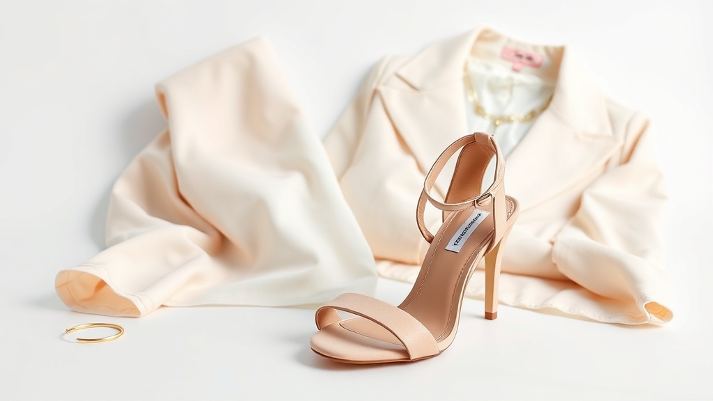 Eleganckie obcasy pasują do białych spodni