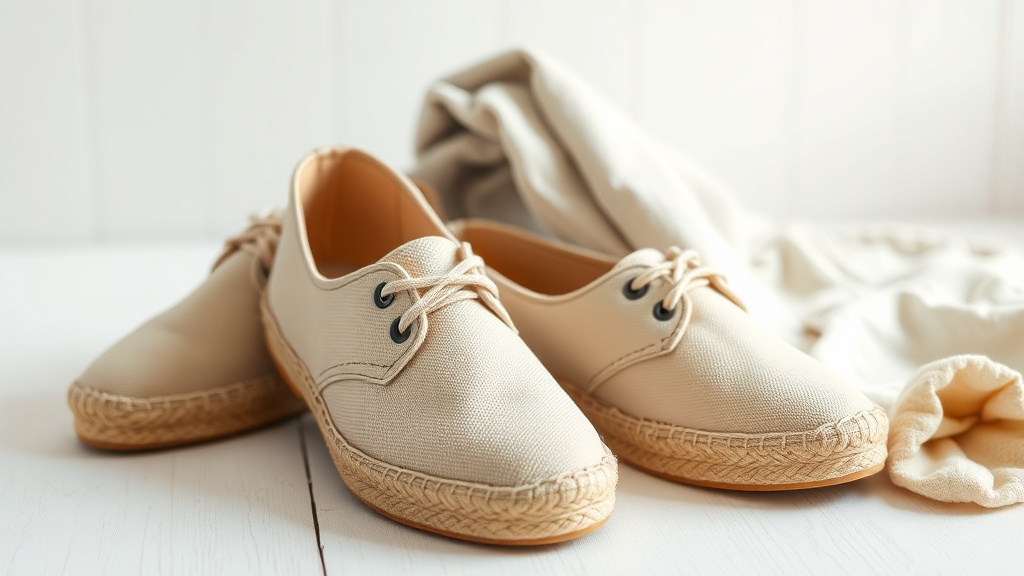 Espadryle uzupełniają styl lniany