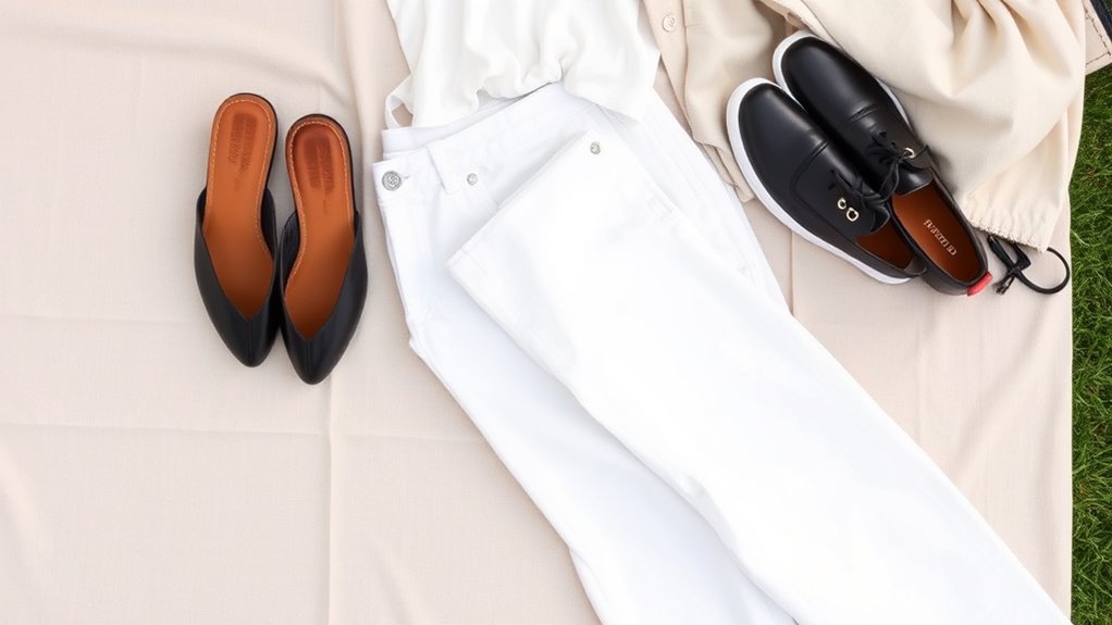 Jakie buty nosić do białych spodni? Sprawdź inspiracje modowe!