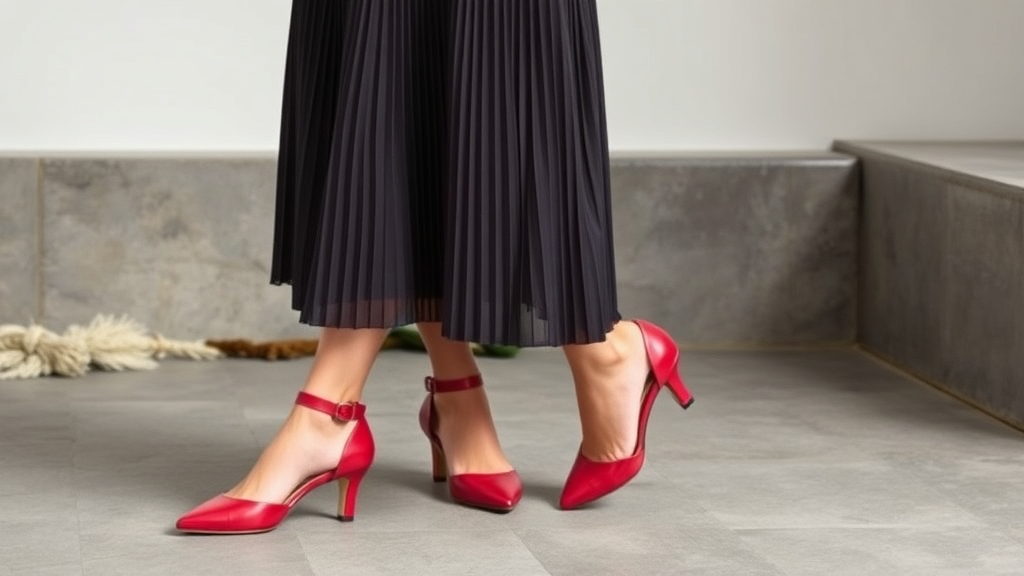 obuwie do plisowanej midi