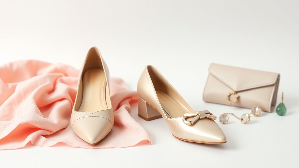 Opcje obuwia do pudrowo-różowej sukienki