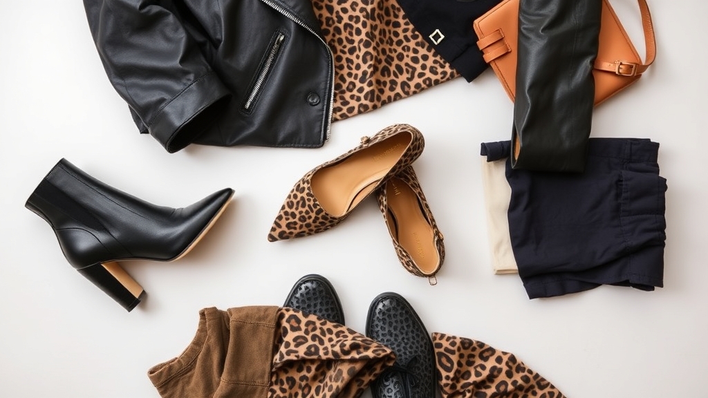 style obuwia w panterkę