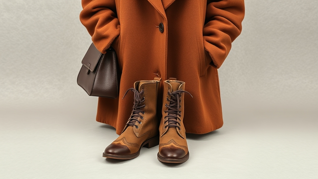 harmonijne stylizacje brązowych ubrań