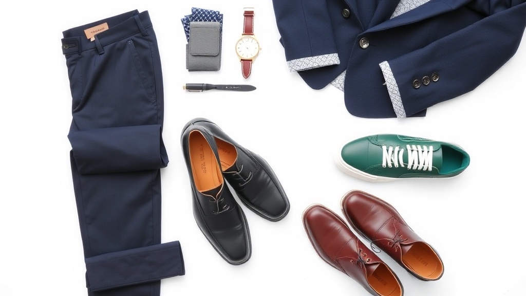 harmonizowanie kolorów butów i garnituru