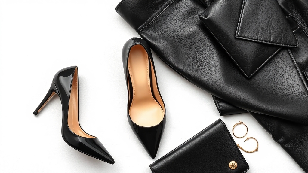 buty na obcasie podnoszą czarny kombinezon