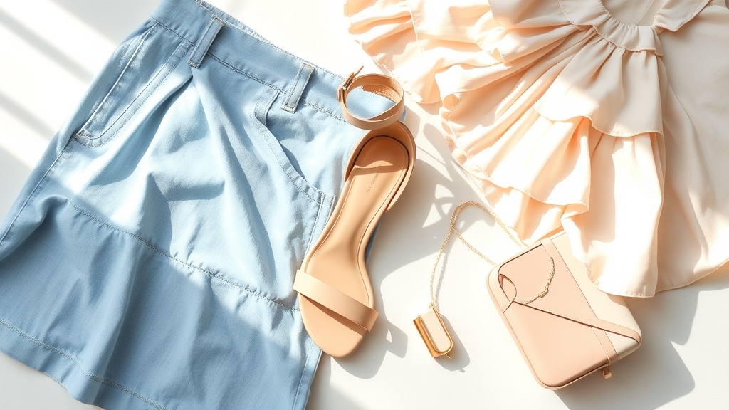 obcasy podnoszą spódnice dżinsowe